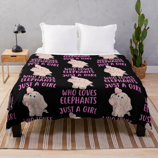 Item preview, Just A Girl Who Loves Elephants designed and sold by BeanxMax.