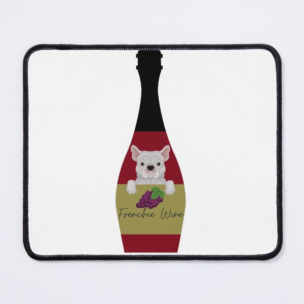 Item preview, Cute French Bulldog Wine Frenchie Red Wine bottle designed and sold by Tassie-Tiger.