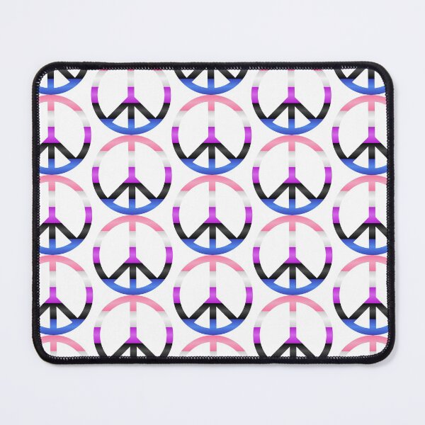Item preview, Peace and Genderfluid Pride #1 designed and sold by NovotnyDesigns.
