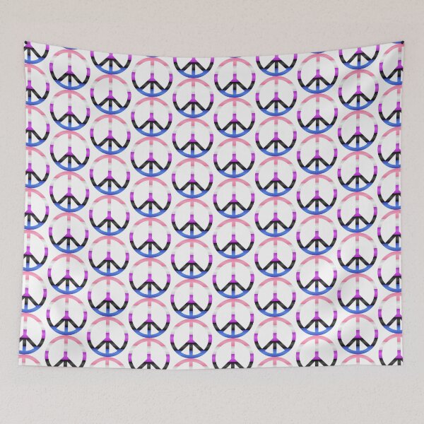 Item preview, Peace and Genderfluid Pride #1 designed and sold by NovotnyDesigns.