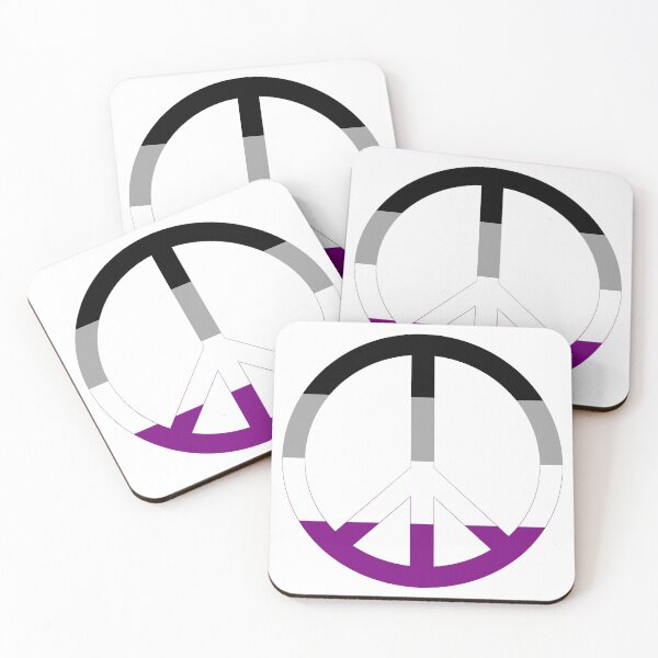 Item preview, Peace and Asexual Pride #2 designed and sold by NovotnyDesigns.