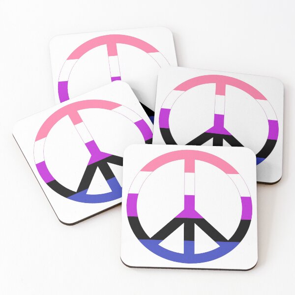 Item preview, Peace and Genderfluid Pride #2 designed and sold by NovotnyDesigns.
