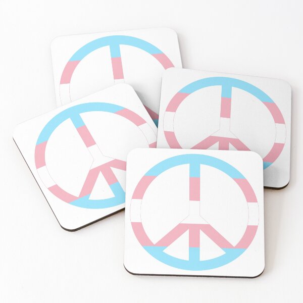 Item preview, Peace and Transgender Pride #2 designed and sold by NovotnyDesigns.