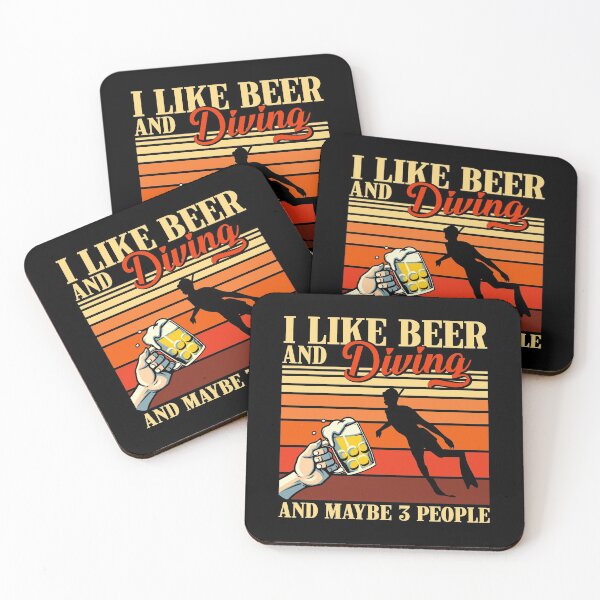 Item preview, Vintage Beer Diving And Maybe 3 People  designed and sold by LucianaShop.