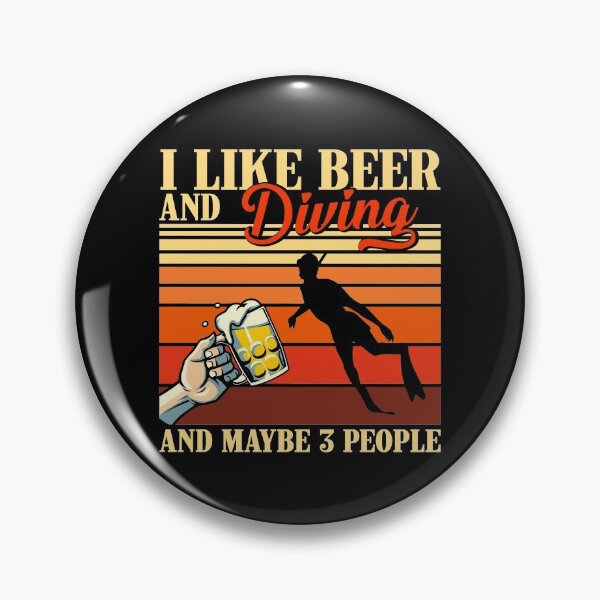 Item preview, Vintage Beer Diving And Maybe 3 People  designed and sold by LucianaShop.