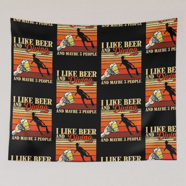 Item preview, Vintage Beer Diving And Maybe 3 People  designed and sold by LucianaShop.