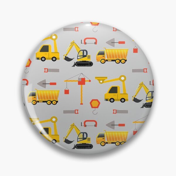 Item preview, Construction Trucks on gray - kids truck lover designed and sold by chetan786.