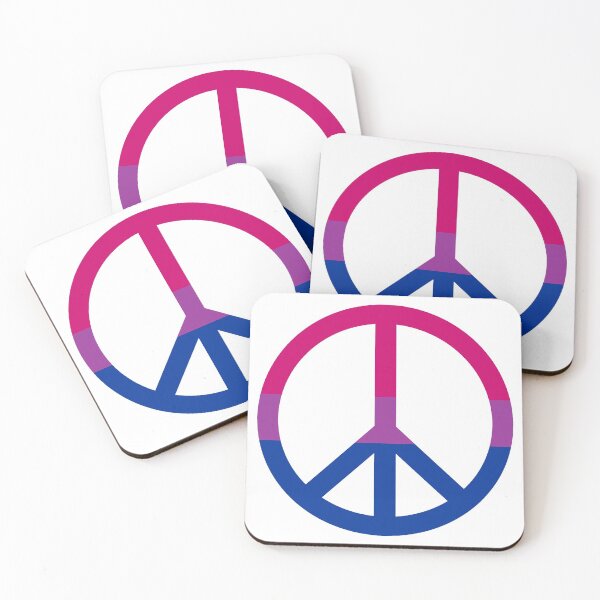 Item preview, Peace and Bisexual Pride #2 designed and sold by NovotnyDesigns.