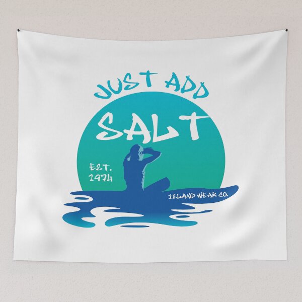 Item preview, Just Add Salt Surfer Girl designed and sold by dcm-designs.
