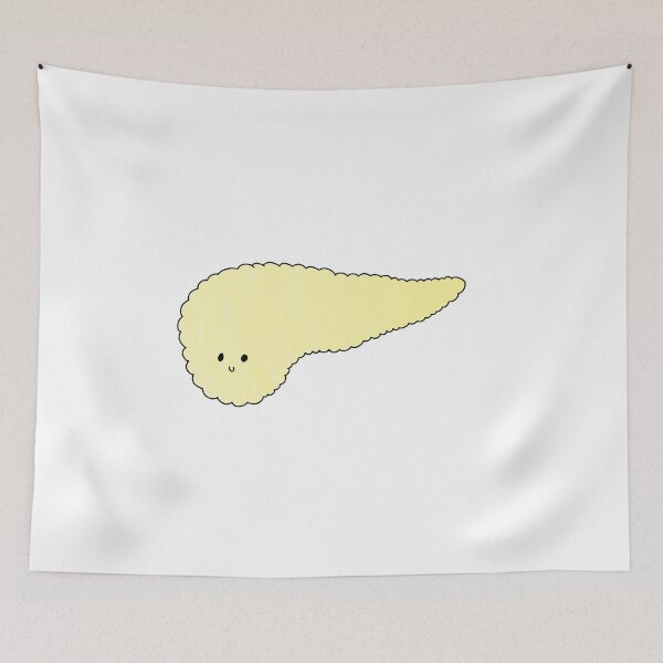 Item preview, Cute Yellow Pancreas designed and sold by EuropaPrints.
