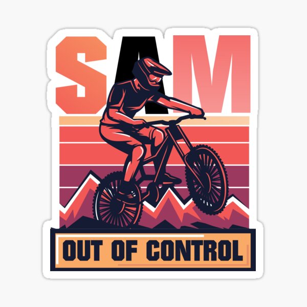 SAM OUT OF CONTROL Sticker