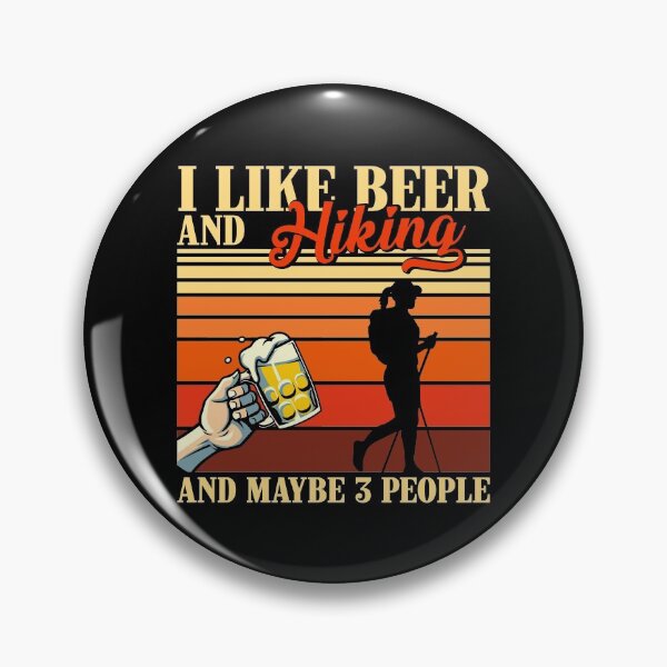 Item preview, Vintage Beer Hiking And Maybe 3 People  designed and sold by LucianaShop.