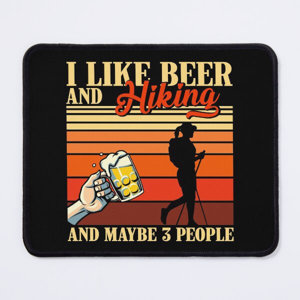 Item preview, Vintage Beer Hiking And Maybe 3 People designed and sold by LucianaShop.