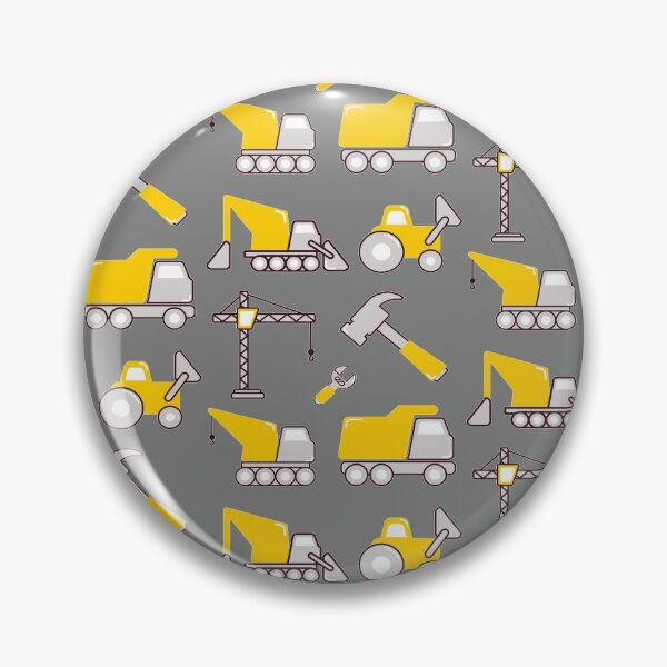 Item preview, Construction Trucks on gray - kids truck lover designed and sold by chetan786.
