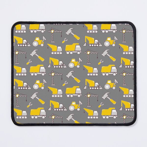 Item preview, Construction Trucks on gray - kids truck lover designed and sold by chetan786.