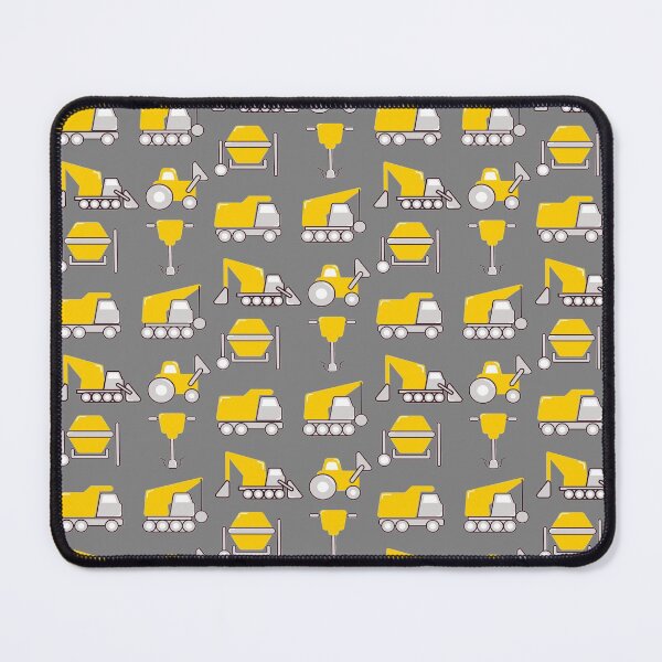 Item preview, Construction Trucks on gray - kids truck lover designed and sold by chetan786.