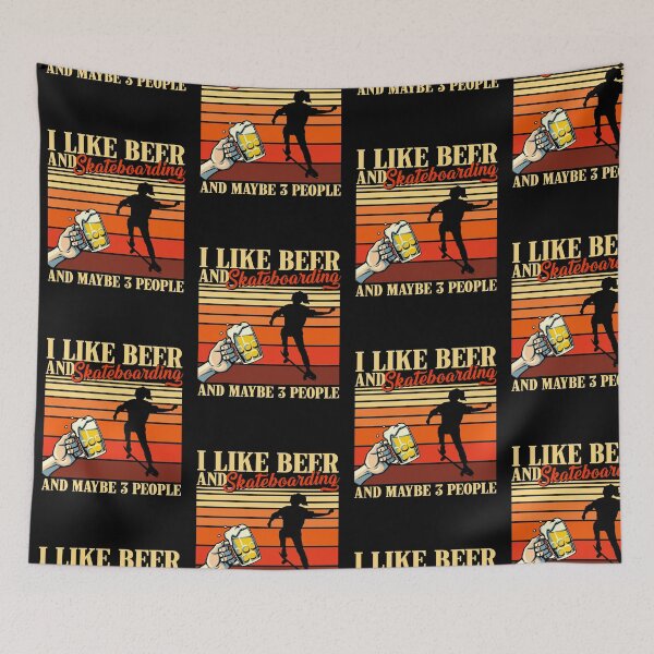 Item preview, Vintage Beer Skateboarding And Maybe 3 People  designed and sold by LucianaShop.