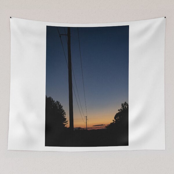 Item preview, Powerlines at Sunset designed and sold by Chorizo13.