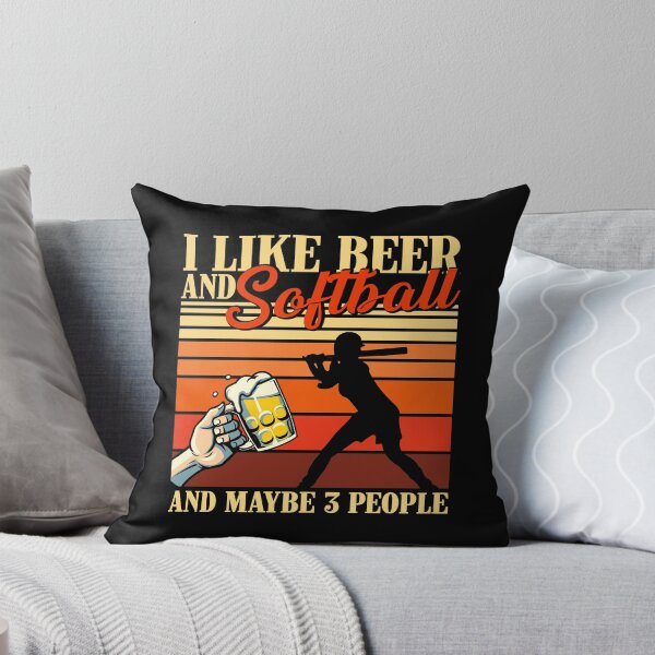 Item preview, Vintage Beer Softball And Maybe 3 People  designed and sold by LucianaShop.