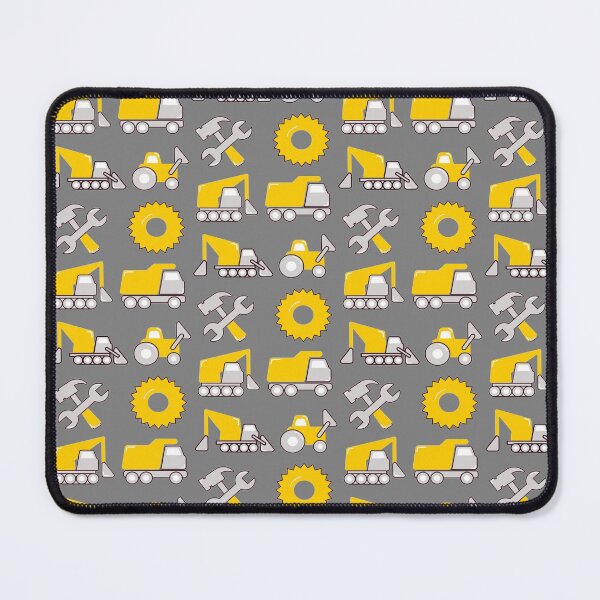 Item preview, Construction Trucks on gray - kids truck lover designed and sold by chetan786.