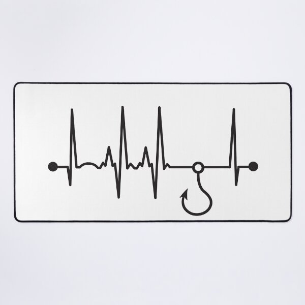 Item preview, Fishing Heartbeat designed and sold by teesaurus.