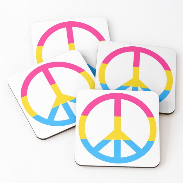 Item preview, Peace and Pansexual Pride #2 designed and sold by NovotnyDesigns.