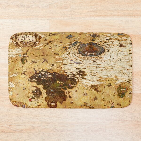 Item preview, FFXIV New Updated World Map Hydaelyn Eorzea designed and sold by hayesade.