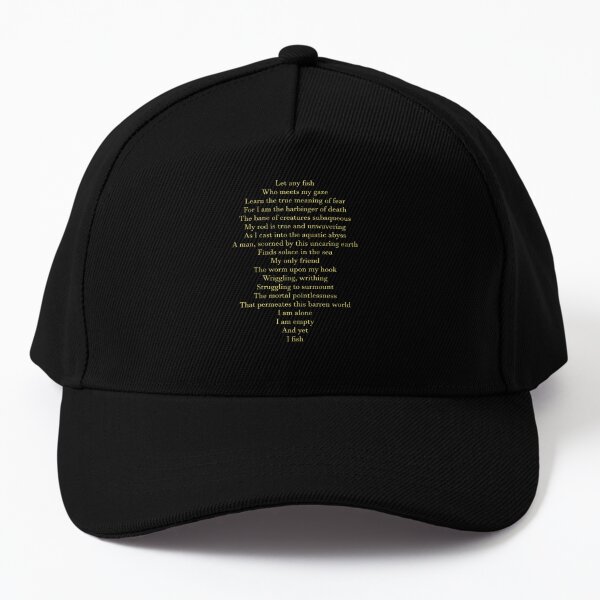 Let any fish who meets my gaze learn the true meaning of fear Cap for Sale  by brodolo