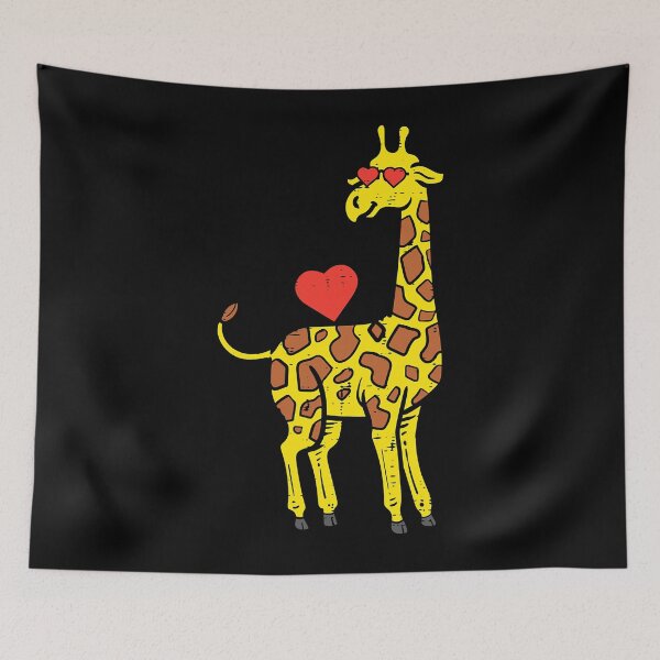 Item preview, Heart Giraffe Animal Cute Valentines Day Kids Valentine designed and sold by LemmikkiBadley.