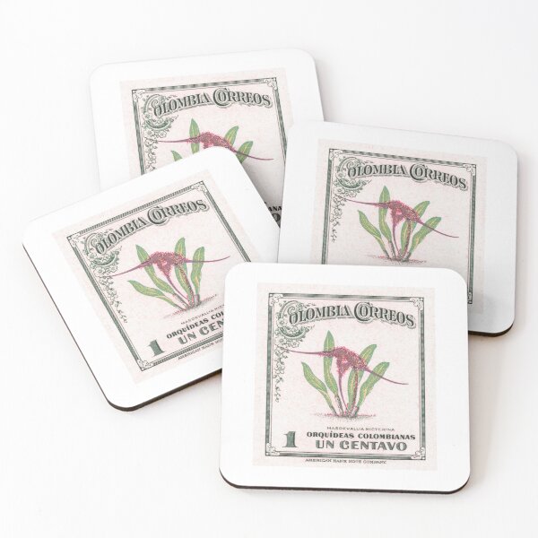 Item preview, 1947 COLOMBIA Sello de orquídeas Masdevallia designed and sold by retrographics.