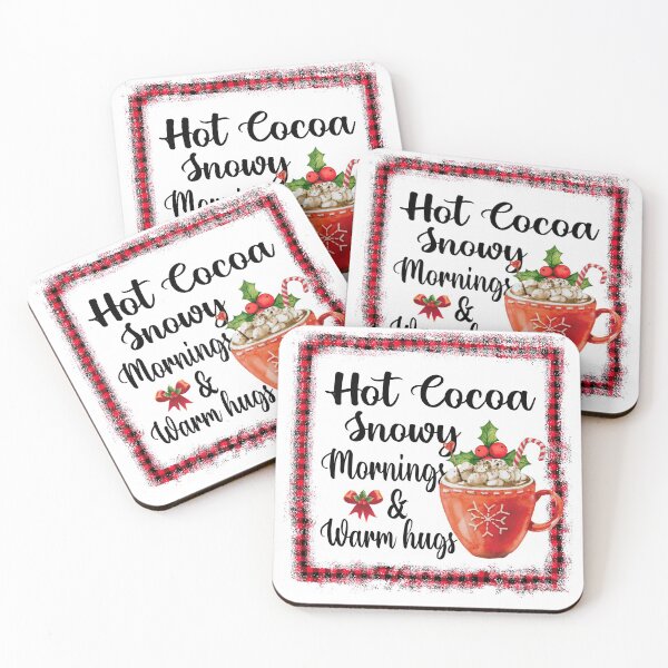 Item preview, Hot Cocoa Snowy Mornings And Warm Hugs designed and sold by NzzRiza.