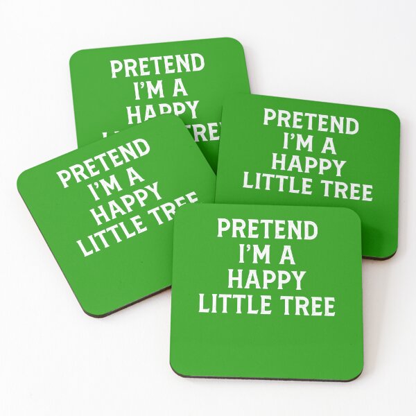 Item preview, Pretend I'm A Happy Little Tree Easy Lazy Halloween Costume designed and sold by Kamnna.