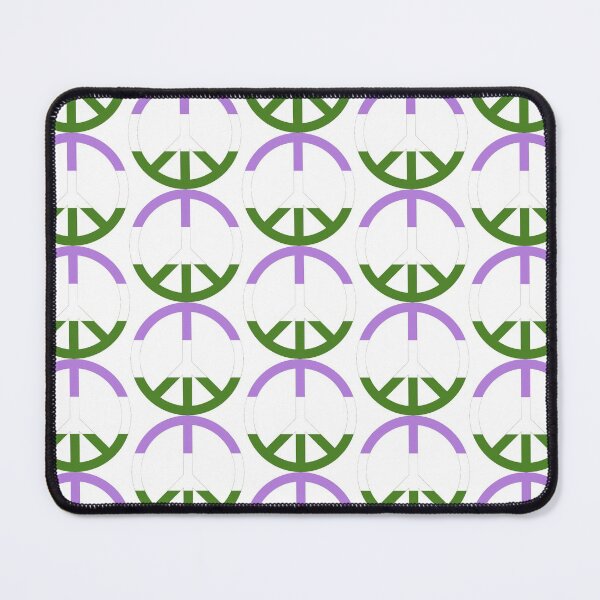 Item preview, Peace and Genderqueer Pride #2 designed and sold by NovotnyDesigns.