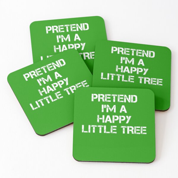 Item preview, Pretend I'm A Happy Little Tree Easy Lazy Halloween Costume designed and sold by Kamnna.