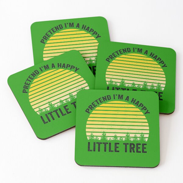 Item preview, Pretend I'm A Happy Little Tree Easy Lazy Halloween Costume designed and sold by Kamnna.
