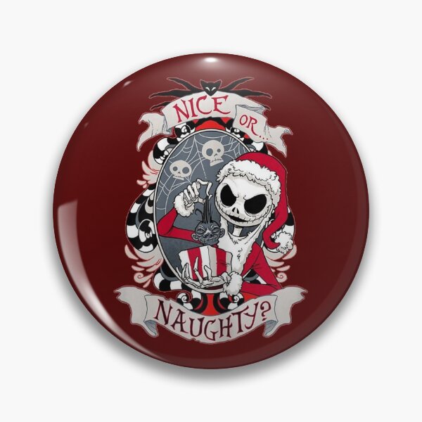 Item preview, Nice or Naughty Scary Santa Nightmare Before Xmas T-Shirt designed and sold by Luasnire12.