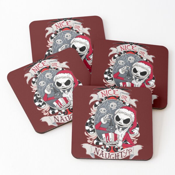Item preview, Nice or Naughty Scary Santa Nightmare Before Xmas T-Shirt designed and sold by Luasnire12.