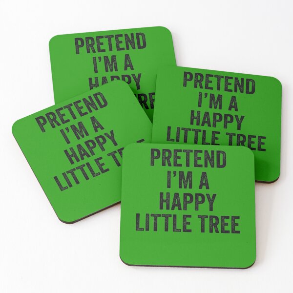 Item preview, Pretend I'm A Happy Little Tree Easy Lazy Halloween Costume designed and sold by Kamnna.