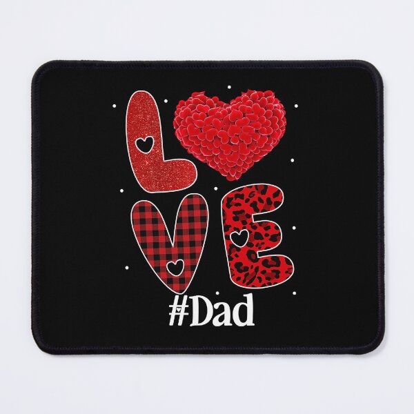 Item preview, Heart Love Plaid Leopard Valentine, My Valentine Is Dad designed and sold by LemmikkiBadley.