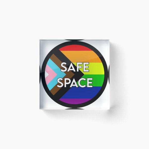 Intersectional Safe Space Acrylic Block