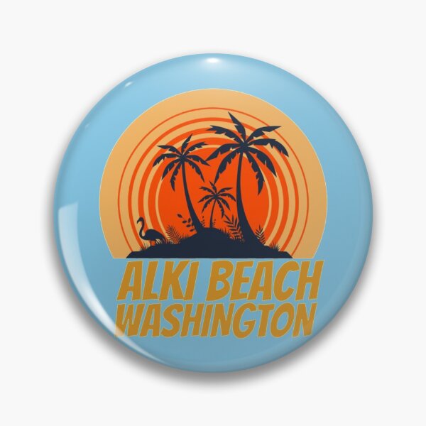 Item preview, Alki Beach  for people who like beach vacations and ocean sea sides          designed and sold by MyPrideStore.