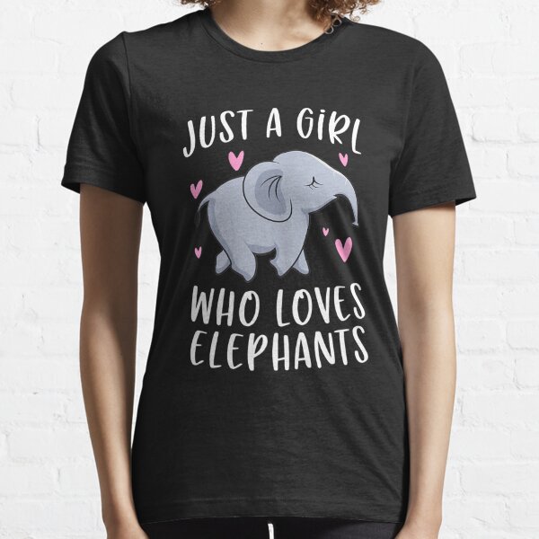 Toddler/Kids Short Sleeve T-Shirt Im Going to Love Elephants When I Grow Up Just Like My Nana