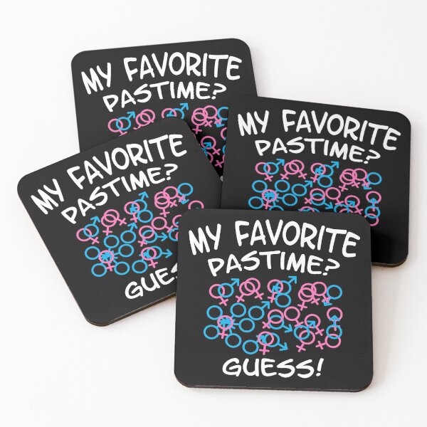 Item preview, My Favorite Pastime? Guess! It's an orgy of course! Swinger Lifestyle Design. For darker colors. designed and sold by swingersshop.
