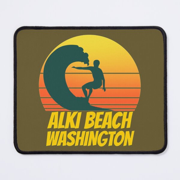 Item preview, Alki Beach for people who like beach vacations and ocean sea sides designed and sold by MyPrideStore.