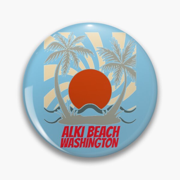 Item preview, Alki Beach  for people who like beach vacations and ocean sea sides               designed and sold by MyPrideStore.