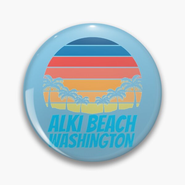 Item preview, Alki Beach  for people who like beach vacations and ocean sea sides     designed and sold by MyPrideStore.