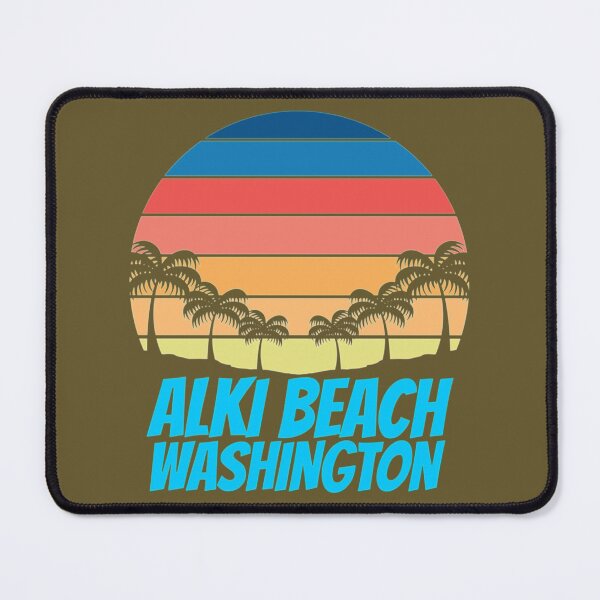 Item preview, Alki Beach for people who like beach vacations and ocean sea sides designed and sold by MyPrideStore.