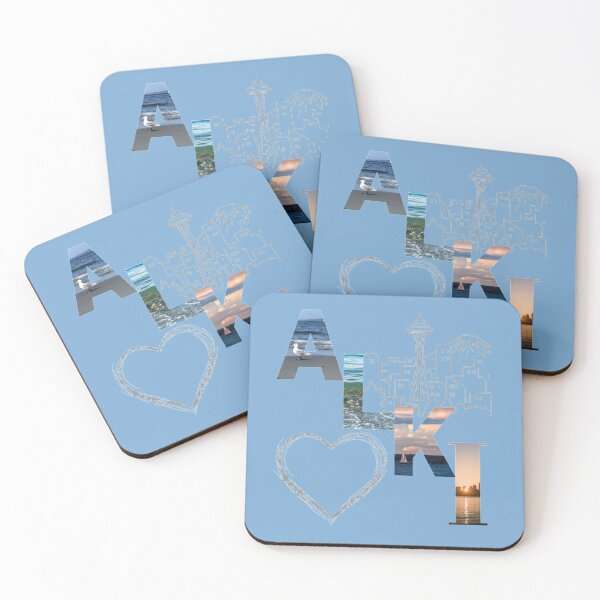 Item preview, Alki Beach Seattle Skyline Design   designed and sold by MyPrideStore.