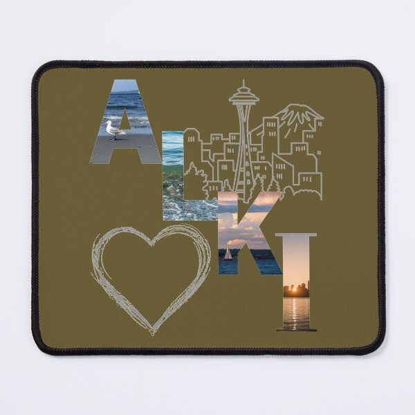 Item preview, Alki Beach Seattle Skyline Design   designed and sold by MyPrideStore.