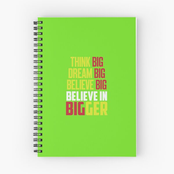 Item preview, Think Big Dream Big Dream Big Believe Big designed and sold by IAmTailorMade77.